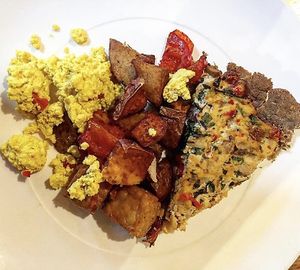 Vegan brunch buffet at The Fork and Flask at Nage in Rehoboth Beach