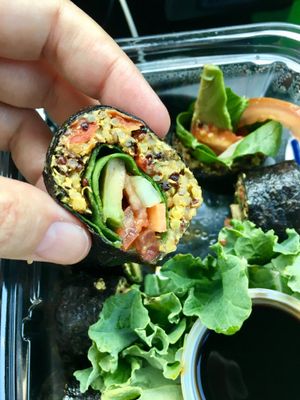 Quinoa Sushi at Raw Republic in Aventura