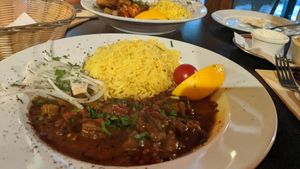 Okra dish at Jeitta in Woking