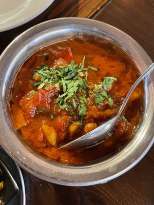 Start size of mousaka  at Jeitta in Woking