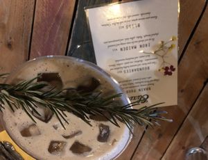 Rosemary elixir at Little ChoC Apothecary in Brooklyn