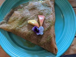 Garden of Eden crepe at Little ChoC Apothecary in Brooklyn