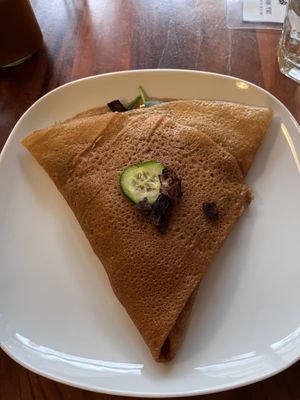 savory breakfast crepe   at Little ChoC Apothecary in Brooklyn