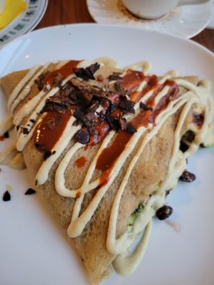 Burrito crepe at Little ChoC Apothecary in Brooklyn