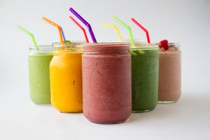 Enjoy one of our super food smoothies! We use organic ingredients & high quality super foods. All of our smoothies are dairy-free, vegan, gluten free and made with love! at Earth Girls Goodies & Eatery in Durango