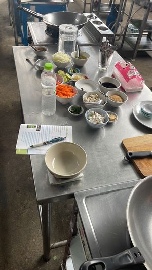   at Green Garden & May Kaidee Cooking School in Bangkok