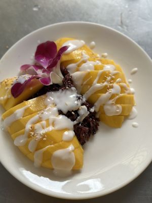  Mango sticky rice   at Green Garden & May Kaidee Cooking School in Bangkok