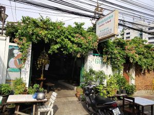 Entrance at Green Garden & May Kaidee Cooking School in Bangkok