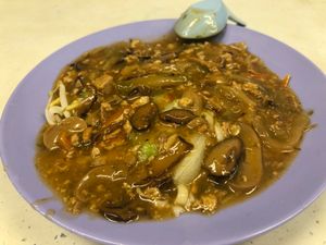 Yangchun mian at Hwa Jin Vegetarian 華津素食 in West Singapore