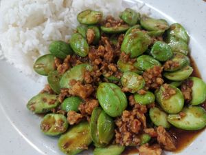 Sambal petai at Jin Yi Vegetarian 錦憶素食 in West Singapore