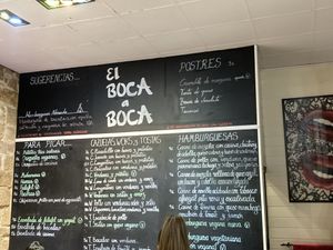Menú  at El Boca a Boca in Oviedo