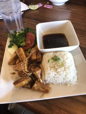 Teriyaki Tofu at Ky Ans Kitchen in Sugar Land