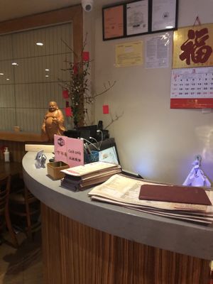 Front desk   at Lucky Vegetarian in Brooklyn
