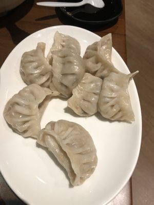 4. Vegetarian dumpling 素餃 蒸的 vegan  at Lucky Vegetarian in Brooklyn