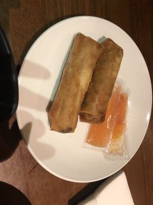 Spring roll vegan   at Lucky Vegetarian in Brooklyn