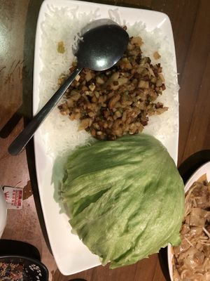 27. Lettuce wrap 生菜包  at Lucky Vegetarian in Brooklyn