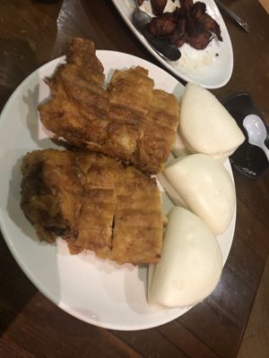 3. Crispy duck   at Lucky Vegetarian in Brooklyn