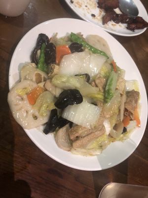 36 vegetable delight   at Lucky Vegetarian in Brooklyn