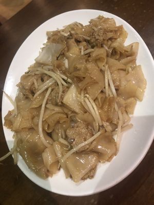 2 stir fried hofun  at Lucky Vegetarian in Brooklyn