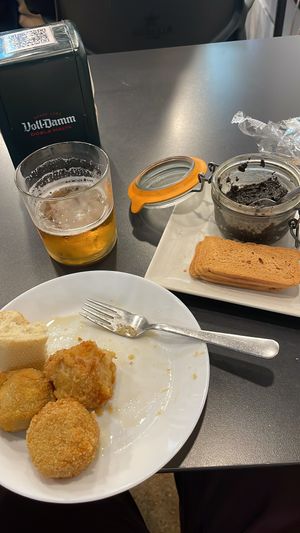 My lunch  at Cafe-Obrador Okapi in Bilbao