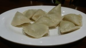 Vegetable dumplings at Chop Chop in Edinburgh