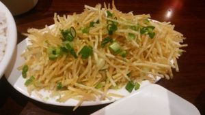 Crispy shredded potato  at Chop Chop in Edinburgh