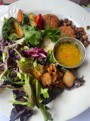 Bangkok bowl at Stone Row Pub and Eatery in Jim Thorpe