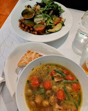 Ragout and Bangkok plate at Stone Row Pub and Eatery in Jim Thorpe