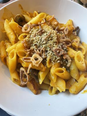 Pumpkin penne special   at Stone Row Pub and Eatery in Jim Thorpe