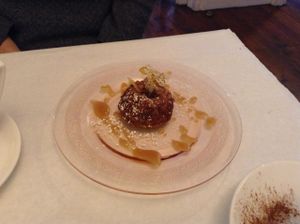 Apple cider cupcake at Stone Row Pub and Eatery in Jim Thorpe