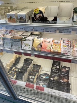 vegan cheese  at NaturaSi in Lecco