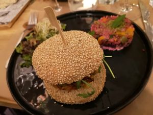 Vegan Burger at AMI in Brussels