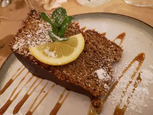 Dessert at AMI in Brussels