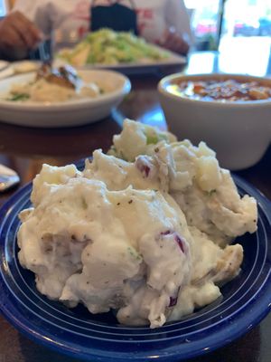 Potato salad at Violette's Vegan Organic Cafe and Juice Bar in Las Vegas