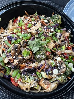 Flavorful pad Thai   at Violette's Vegan Organic Cafe and Juice Bar in Las Vegas