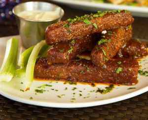 Sassy Wings  at Violette's Vegan Organic Cafe and Juice Bar in Las Vegas