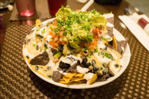 Nachos  at Violette's Vegan Organic Cafe and Juice Bar in Las Vegas