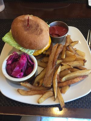 Violette’s Burger at Violette's Vegan Organic Cafe and Juice Bar in Las Vegas