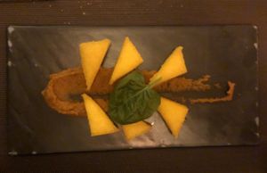 Appetizers: polenta  at L'Asparago in Como