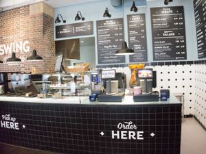 interior @ swing kitchen at Swing Kitchen - Schottenfeldgasse in Vienna