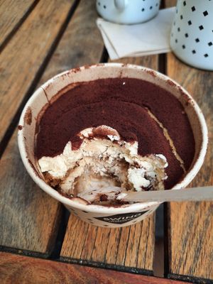 Tiramisu at Swing Kitchen - Schottenfeldgasse in Vienna