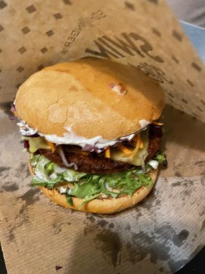 Cheeseburger   at Swing Kitchen - Schottenfeldgasse in Vienna