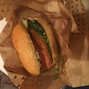 Vienna burger - DELICIOUS at Swing Kitchen - Schottenfeldgasse in Vienna