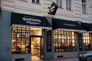 Outside shot at Swing Kitchen - Schottenfeldgasse in Vienna