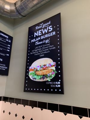 Ahhhh their new milan burger! Just amazing  at Swing Kitchen - Schottenfeldgasse in Vienna