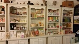 inside at Bottega Bio in Pesaro