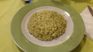 risotto at Bottega Bio in Pesaro