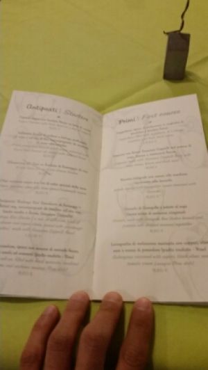 menu3 at Bottega Bio in Pesaro