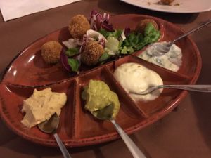 Olive ascolane at Bottega Bio in Pesaro