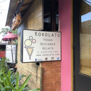 Vegan gelato! at Kokolato in Ubud